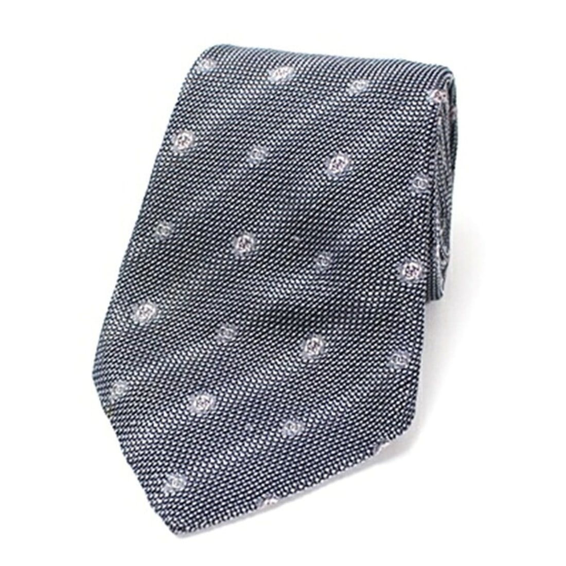 Chanel Silk Tie, Striped, CHANEL Men's: --- Catalog ---Category: SizeWidth: 10cm / 3.93''Category: DesignType: CravatColor: GrayGender: Men,WomenMaterial: Silk Category: GeneralMPN: refBrand: Chanel--- Item List ---Section: ConditionRanking