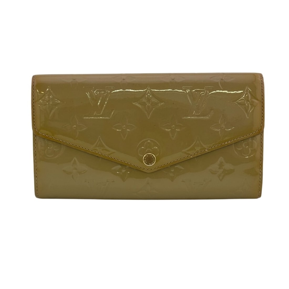 LOUIS VUITTON M90407 Portefeuille Sarah Bi-fold Flap Monogram Vernis Long Wallet Yellow: --- Catalog ---Category: SizeSize (HxWxD): 11.5cm x 19cm / 4.52'' x 7.48''Category: DesignType: Long wallet (bi-fold)Color: YellowGender: WomenMaterial: Monogram Vernis Category: GeneralLine: Monogram