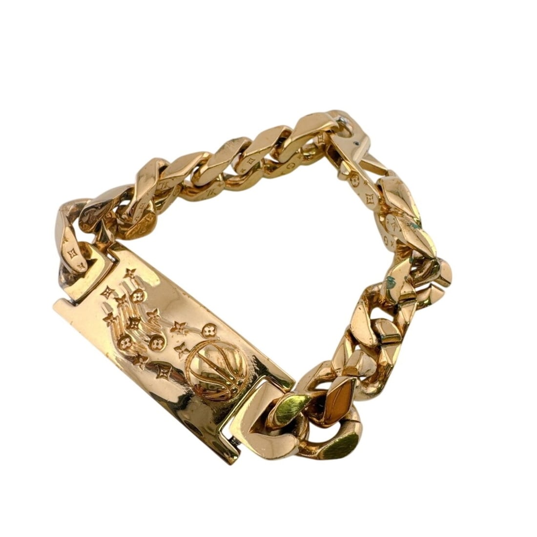 LOUIS VUITTON LVXNBA Bracelet LV Ball Gold (1 of 14)