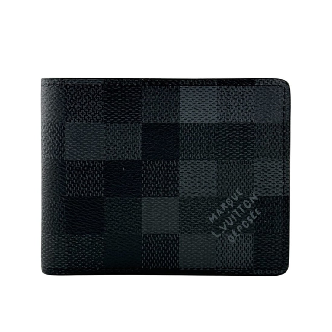 LOUIS VUITTON M14927 Portefeuille Slender Bi-fold Wallet, Black: --- Catalog ---Category: SizeSize (HxWxD): 8.7cm x 11cm / 3.42'' x 4.33''Category: DesignType: Wallet (bi-fold)Color: BlackGender: MenMaterial: Damier Canvas Category: GeneralBrand: Louis VuittonModel
