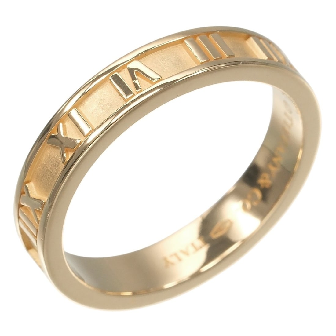 Tiffany & Co. Atlas Narrow Ring, Size 17, 18K Yellow Gold, Approx. 5.87g: --- Catalog ---Category: SizeJP Size: 17US Size: 8.5Category: DesignType: Band ringGender: MenMaterial: Yellow gold (18K)Category: GeneralBrand: Tiffany--- Item List ---Section: ConditionRanking: Rank