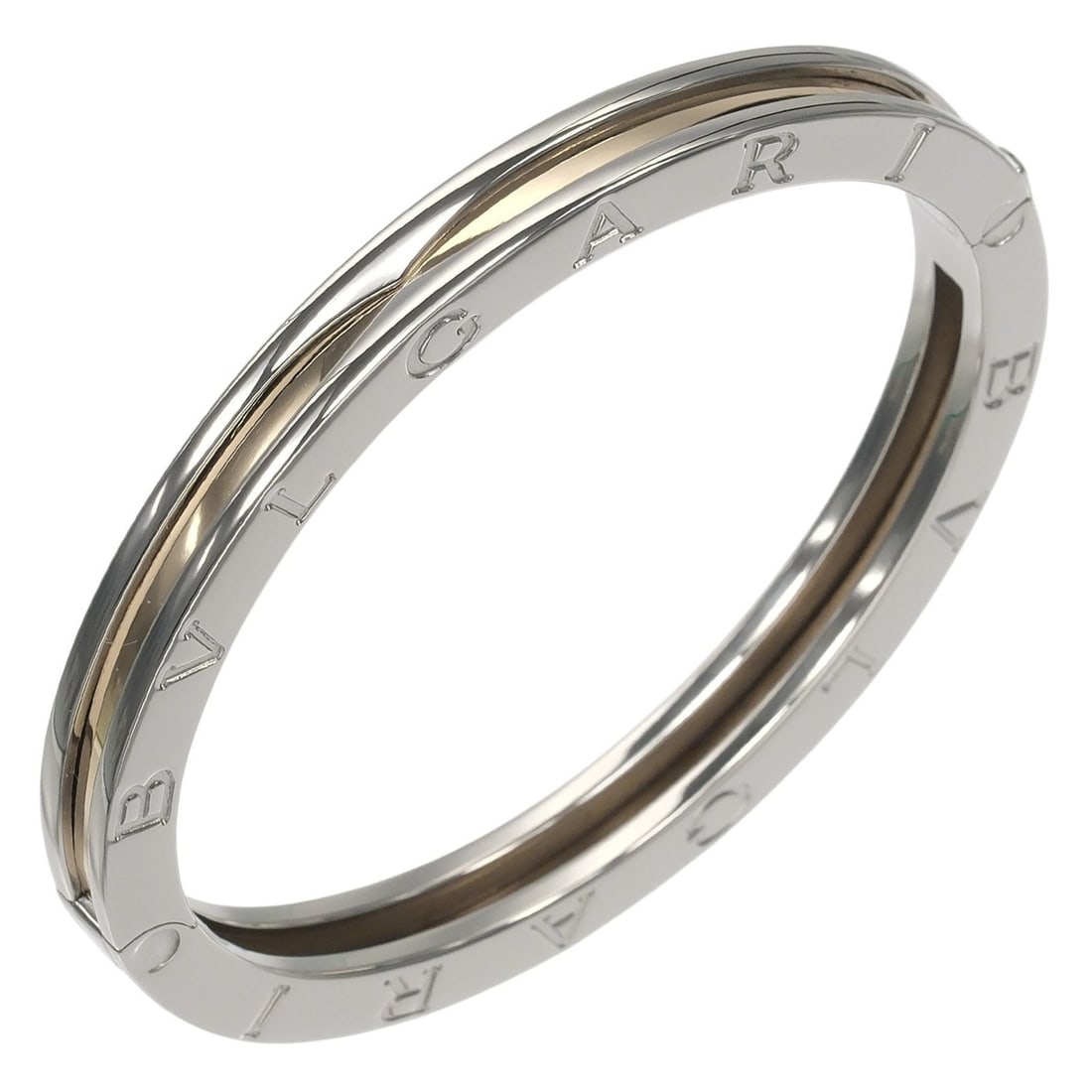 Bvlgari Bulgari B.ZERO1 Bracelet, 18K Yellow Gold (KYG), Stainless Steel, Approx. 27.5g.: --- Catalog ---Category: SizeLength: 16cm / 6.29''Category: DesignType: Charm braceletGender: WomenMaterial: Stainless steel, Yellow gold (18K)Category: GeneralBrand: Bvlgari--- Item List ---Section: 