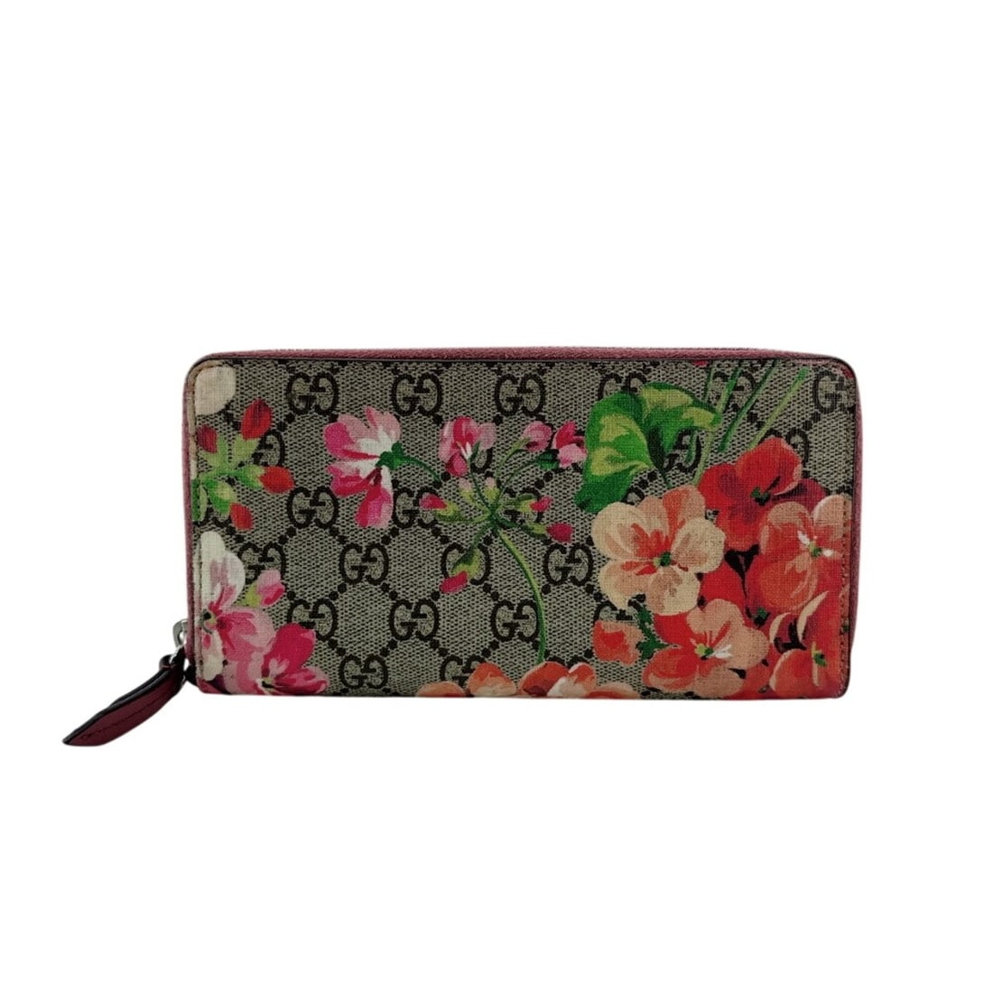 GUCCI 410076 Round Zipper GG Blooms Long Wallet Brown: --- Catalog ---Category: SizeSize (HxWxD): 10cm x 18.5cm / 3.93'' x 7.28''Category: DesignType: Long wallet (bi-fold)Color: BrownGender: WomenMaterial: PVC Category: GeneralMPN: 410076Brand: Gucci--- 