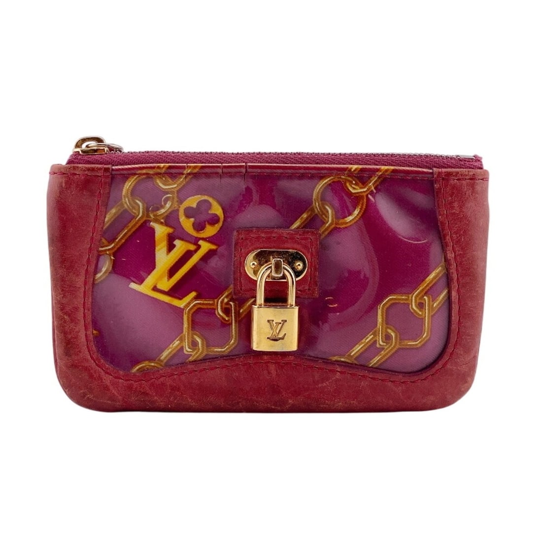 LOUIS VUITTON M95164 Pochette Clé Wallet Pink: --- Catalog ---Category: SizeSize (HxWxD): 7.5cm x 12.5cm / 2.95'' x 4.92''Category: DesignType: Coin purse/coin caseColor: Galle, Monogram, PinkGender: WomenMaterial: Monogram Category: GeneralMPN: M