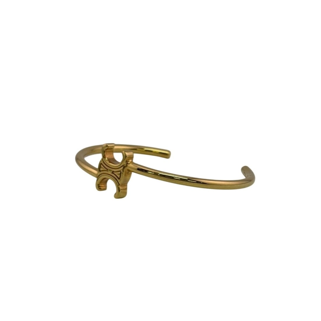 CELINE Celine Bangle Bracelet Gold: --- Catalog ---Category: SizeLength: 15cm / 5.9''Category: DesignType: BangleColor: GoldGender: WomenMaterial: Gold platingCategory: GeneralMPN: SCA0244Brand: Celine--- Item List ---Section: Condition