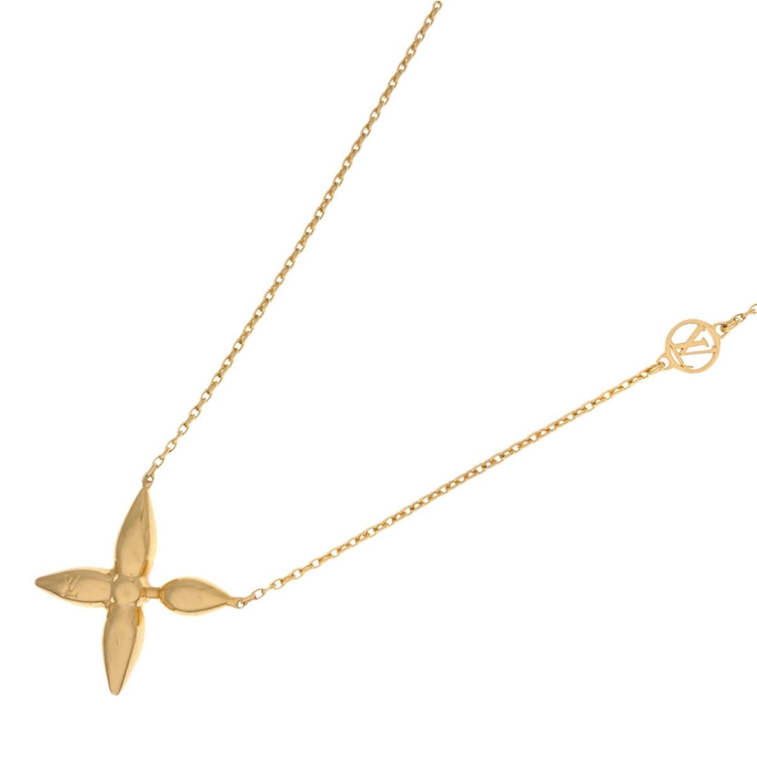 Louis Vuitton M00365 Collier Louisette Necklace, Metal, Women's LOUIS VUITTON: --- Catalog ---Category: SizePendant Size: 16.9mm x 18.5mm / 0.66'' x 0.72''Neck Circumference: 41 cm - 47 cm / 16.14'' - 18.5''Category: DesignColor: GoldGender: WomenNecklace Type: NecklaceCategory: