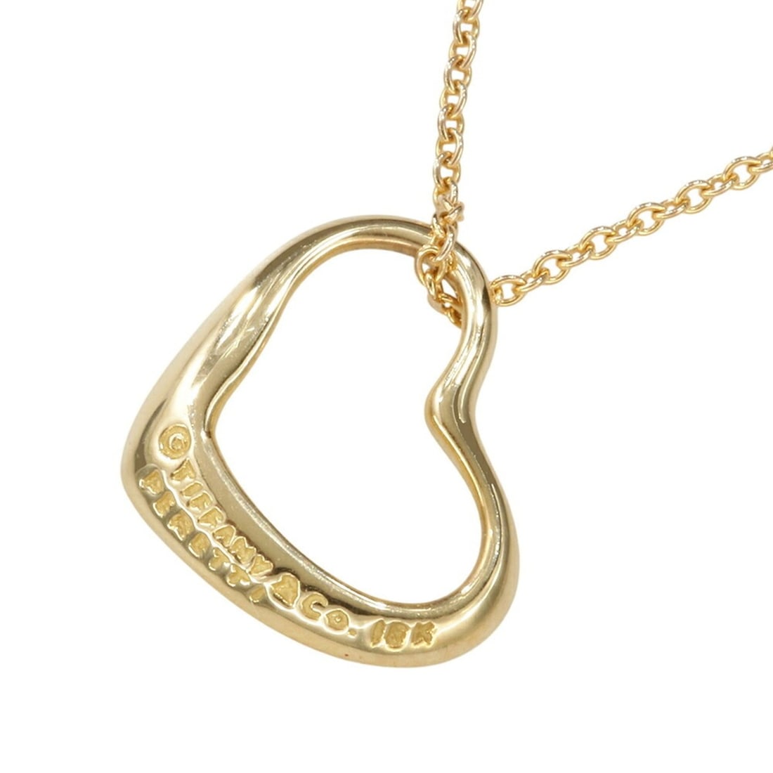 Tiffany & Co. Heart Necklace, approximately 2.6g, K18YG, by Elsa Peretti: --- Catalog ---Category: SizePendant Size: 12mm x 14mm / 0.47'' x 0.55''Neck Circumference: 41 cm / 16.14''Category: DesignColor: Yellow goldGender: WomenMaterial: Yellow gold (18K)Necklace Type: Neck