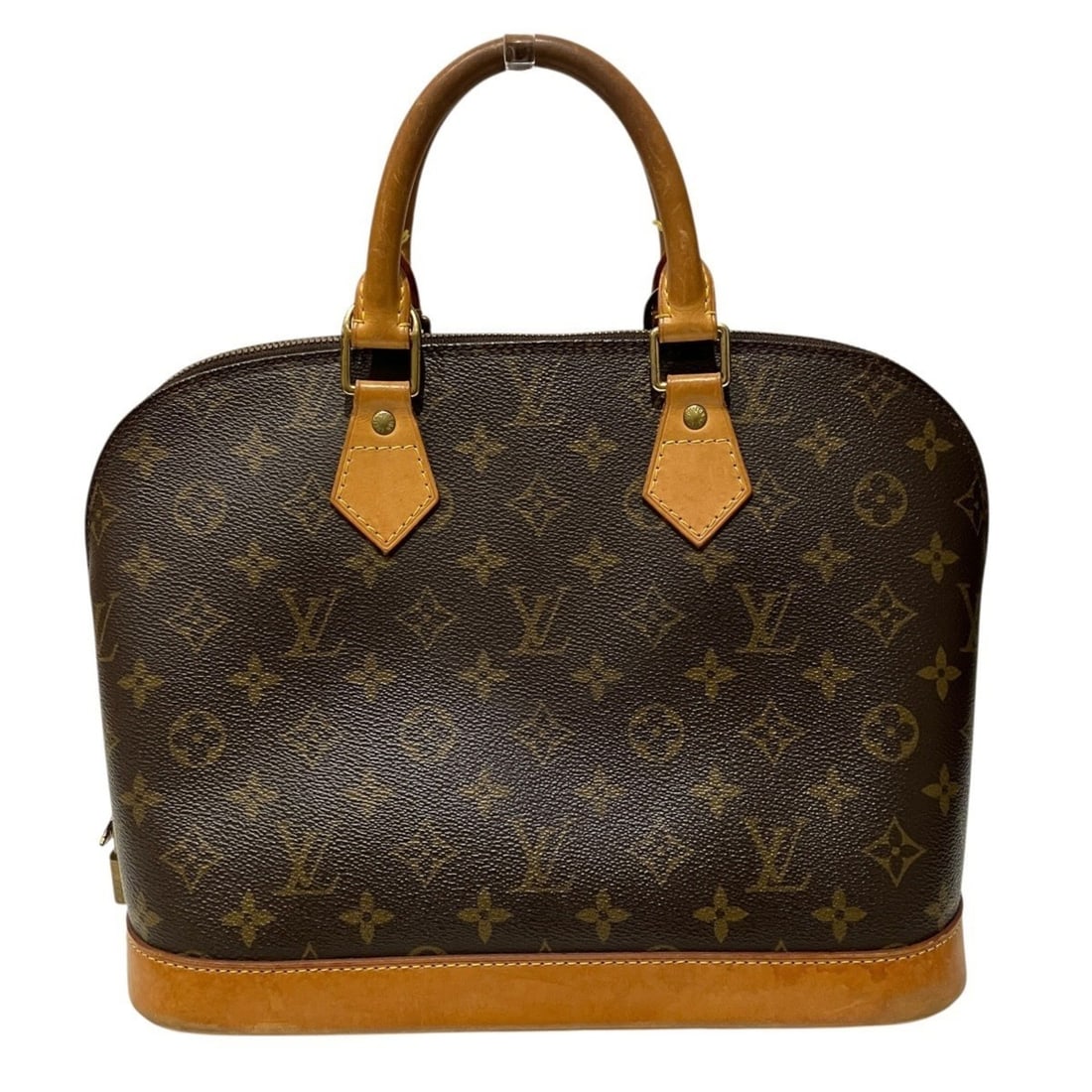 Louis Vuitton Alma PM Handbag, Monogram Canvas, M51130: --- Catalog ---Category: SizeSize (HxWxD): 23.5cm x 30cm x 16cm / 9.25'' x 11.81'' x 6.29''Category: DesignType: HandbagColor: Brown, GalleGender: WomenMaterial: Monogram Outer Pocket: Open pocket Cat