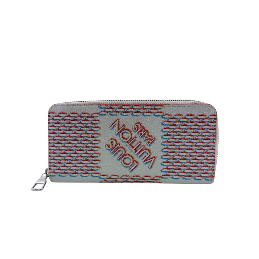 LOUIS VUITTON M81403 Zippy Wallet Vertical Damier Spray Long White: --- Catalog ---Category: SizeSize (HxWxD): 10cm x 20cm / 3.93'' x 7.87''Category: DesignType: Long wallet (bi-fold)Color: Damier Canvas, Red color, WhiteGender: MenMaterial: Leather Category: GeneralM