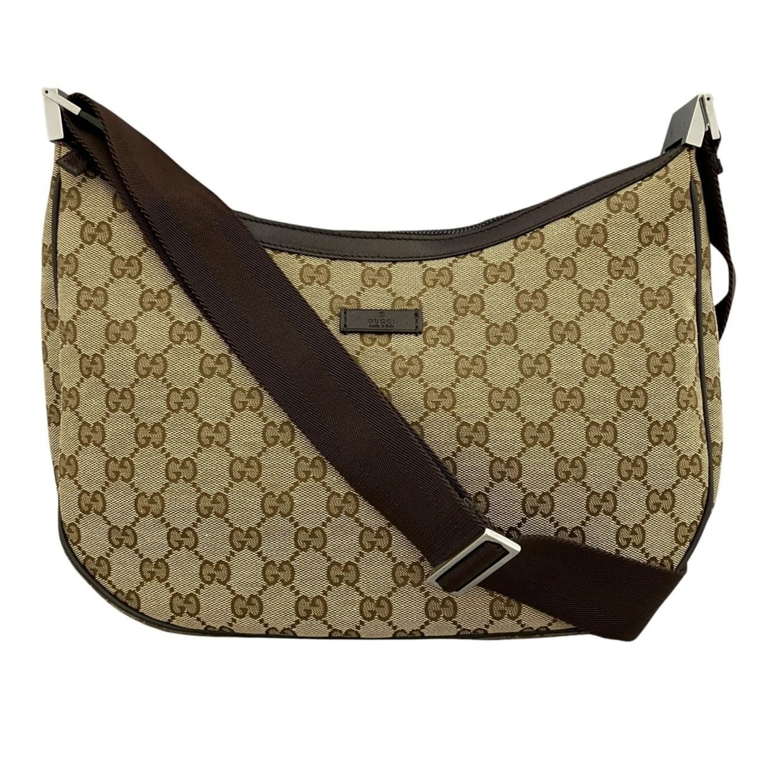 Gucci GG Canvas Body Bag 122790: --- Catalog ---Category: SizeSize (HxWxD): 20cm x 31cm x 5cm / 7.87'' x 12.2'' x 1.96''Category: DesignType: Sling bagColor: BrownGender: WomenMaterial: GG canvas Category: GeneralMPN: 122790Brand: Gu