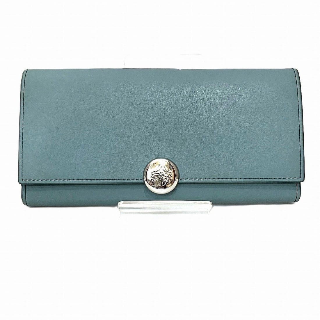 Loewe Continental Wallet Long Leather: --- Catalog ---Category: SizeSize (HxWxD): 9.5cm x 19cm x 2.3cm / 3.74'' x 7.48'' x 0.9''Category: DesignType: Coin purse/coin caseColor: BlueGender: WomenMaterial: Leather Category: GeneralBrand: Loe
