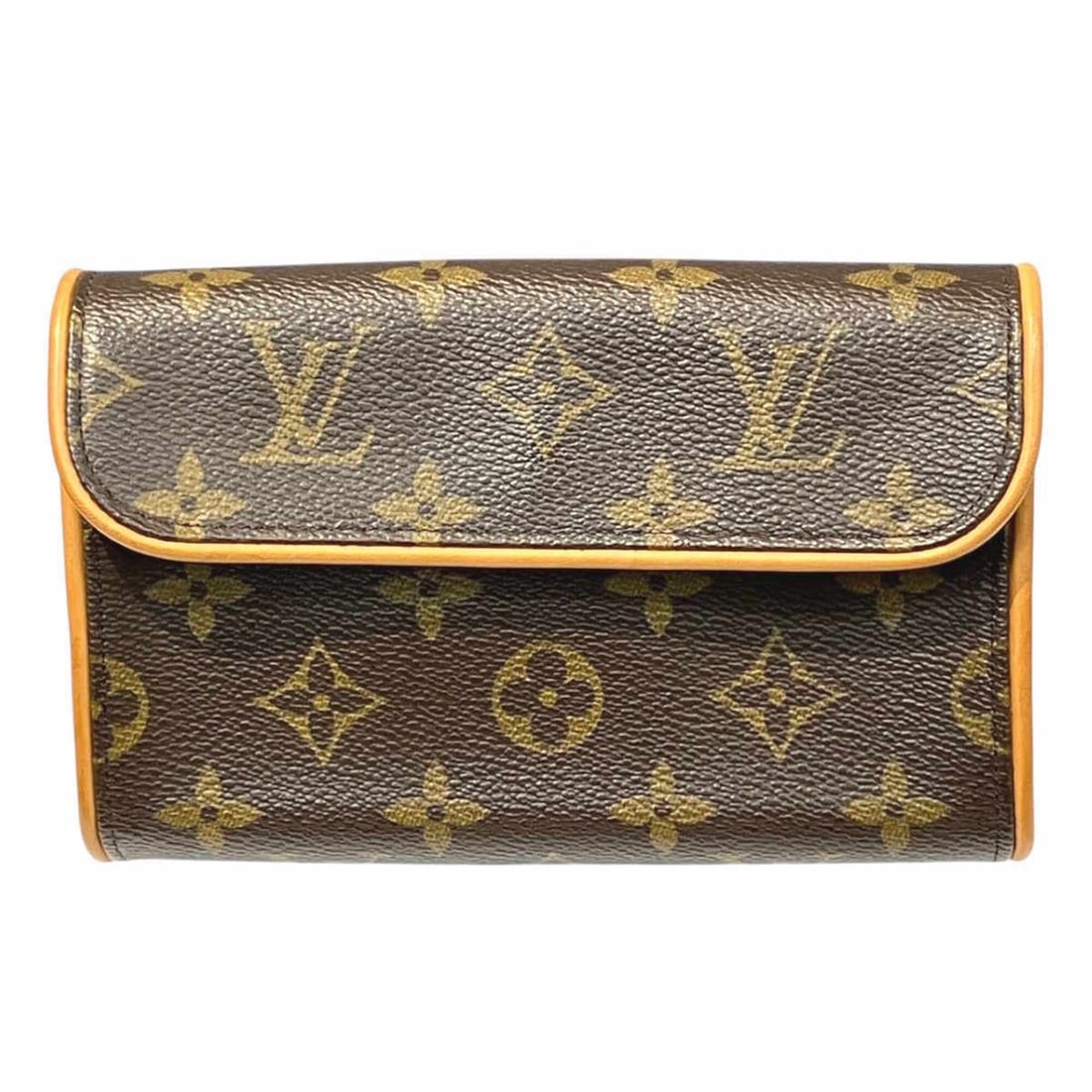 Louis Vuitton Pochette Florentine Waist Bag, Monogram Canvas, M51855: --- Catalog ---Category: SizeSize (HxWxD): 10.5cm x 16.5cm x 4cm / 4.13'' x 6.49'' x 1.57''Category: DesignType: Fanny packColor: BrownGender: WomenMaterial: Monogram Category: GeneralMPN: M51855Brand