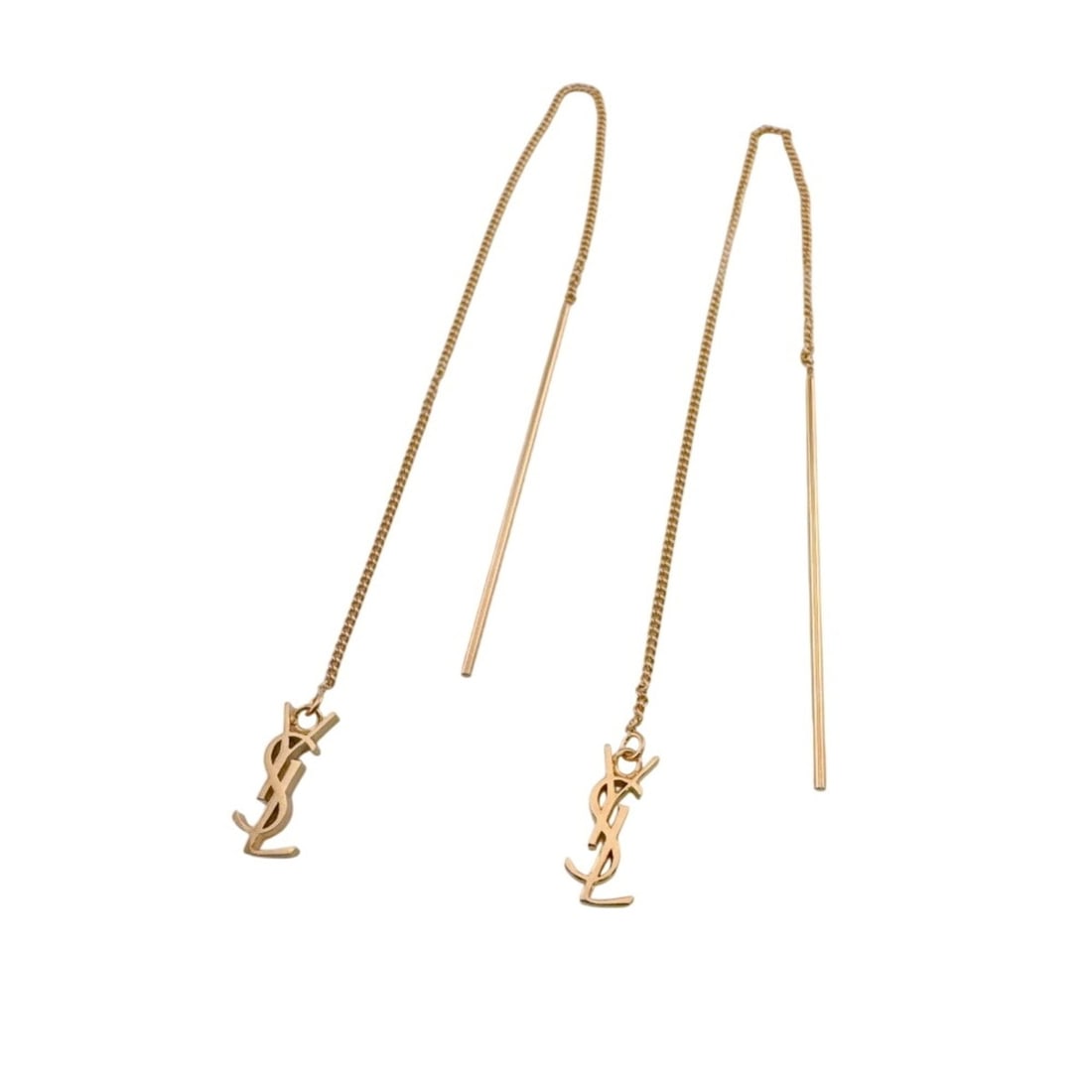 Yves Saint Laurent SAINT LAURENT (Saint Laurent) Earrings (for both ears) - Single earring only, YSL: --- Catalog ---Category: DesignType: Drop earringsColor: GoldGender: WomenMaterial: Gold platingCategory: GeneralBrand: Yves Saint Laurent--- Item List ---Section: ConditionRanking: Rank AB Used - Tra