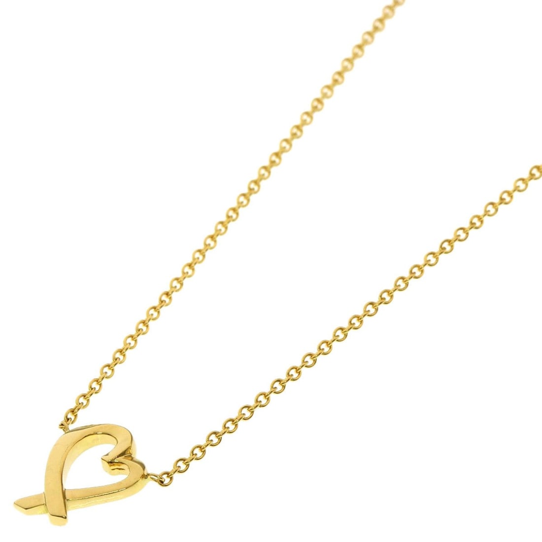 Tiffany & Co. Loving Heart Necklace, 18K Yellow Gold, Women's.: --- Catalog ---Category: SizePendant Size: 10mm x 7.3mm / 0.39'' x 0.28''Neck Circumference: 47 cm / 18.5''Category: DesignGender: WomenMaterial: Yellow gold (18K)Necklace Type: NecklaceCategory: Gene