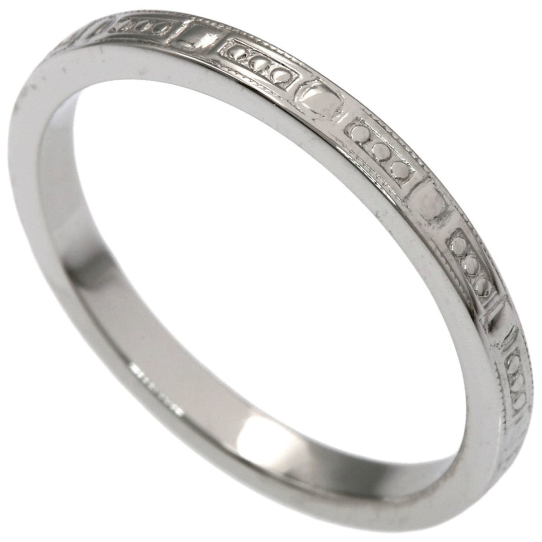 Tiffany & Co. Legacy Ring, Platinum PT950, Women's.: --- Catalog ---Category: SizeJP Size: 19US Size: 9.5Category: DesignType: Band ringGender: WomenMaterial: Platinum 950Category: GeneralBrand: Tiffany--- Item List ---Section: ConditionRanking: Rank A 