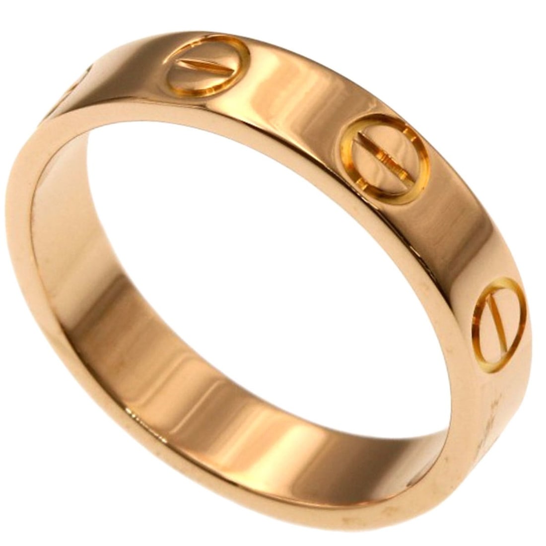 Cartier Love Ring #46, 18K Pink Gold, Women's Ring, CARTIER: --- Catalog ---Category: SizeJP Size: 6US Size: 3.5Category: DesignType: Band ringGender: WomenMaterial: Pink gold (18K)Category: GeneralBrand: Cartier--- Item List ---Section: ConditionRanking: Rank 