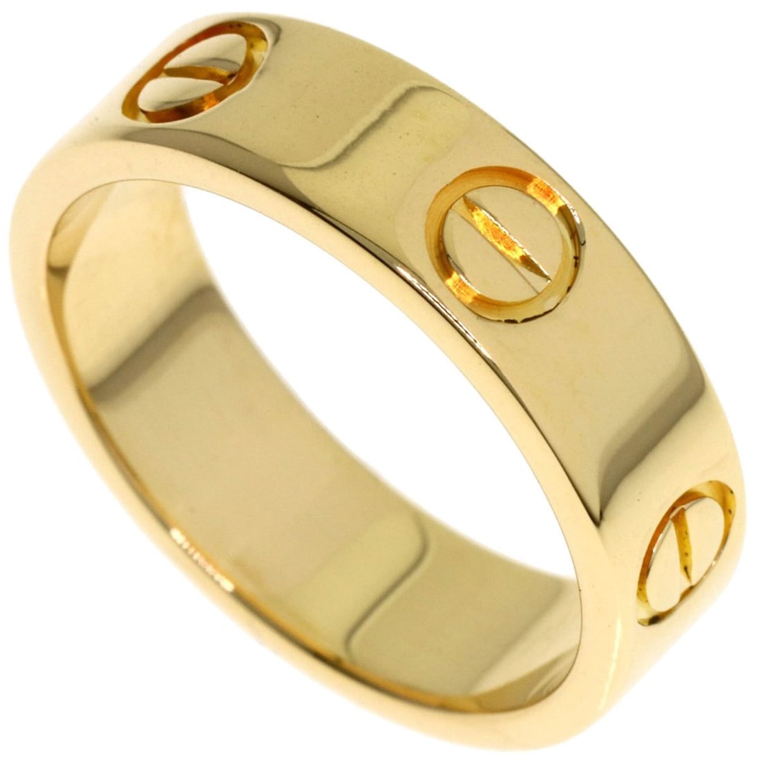 Cartier Love Ring #52, 18K Yellow Gold, Women's Ring, CARTIER: --- Catalog ---Category: SizeJP Size: 12US Size: 6.5Category: DesignType: Band ringGender: WomenMaterial: Yellow gold (18K)Category: GeneralBrand: Cartier--- Item List ---Section: ConditionRanking: Ra