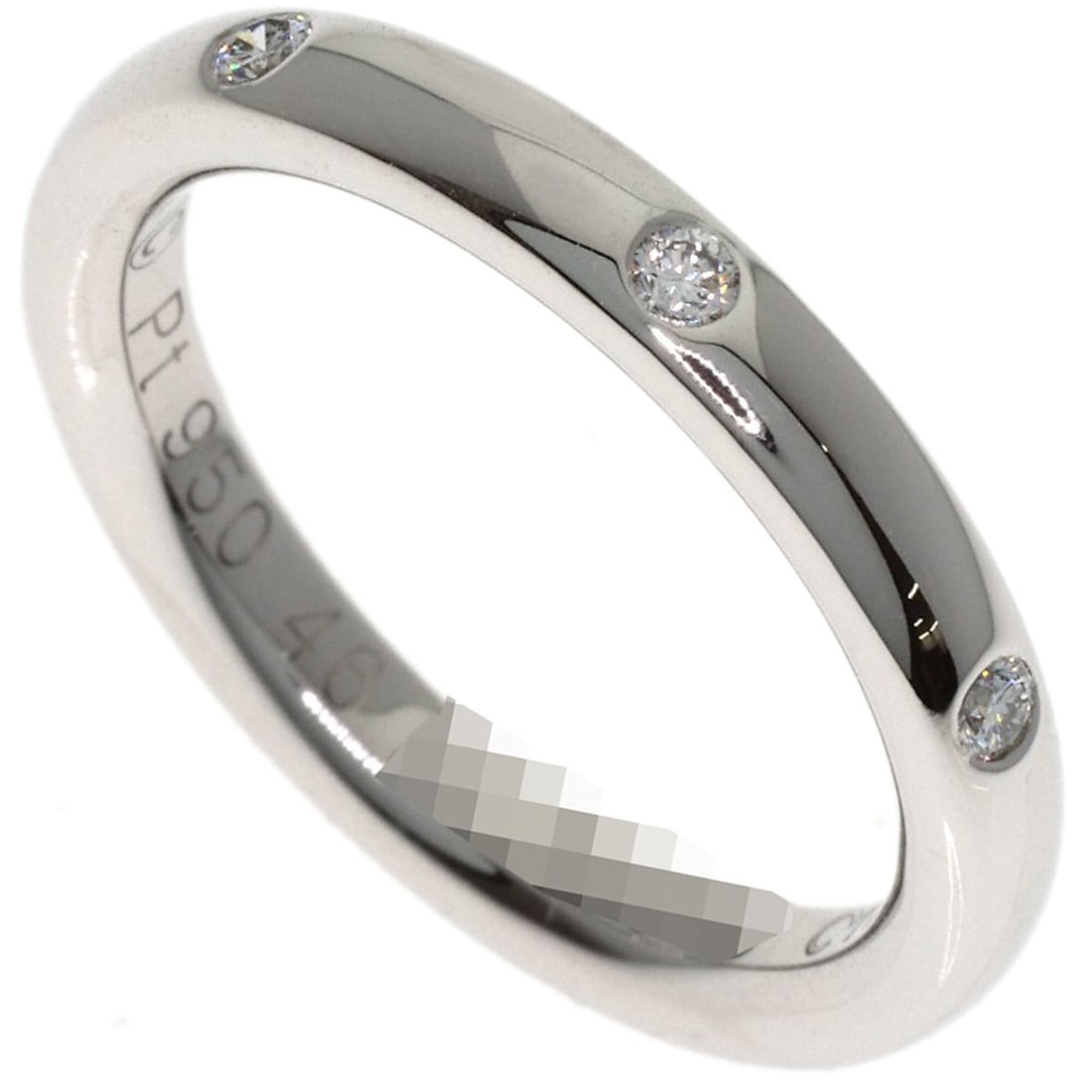 Van Cleef & Arpels Tendrement Etoile 3P Diamond Ring #46 Platinum PT950 Women's: --- Catalog ---Category: SizeJP Size: 6US Size: 3.5Category: DesignType: Band ringStone: DiamondGender: WomenMaterial: Platinum 950Category: GeneralBrand: Van Cleef & Arpels--- Item List ---Section: C