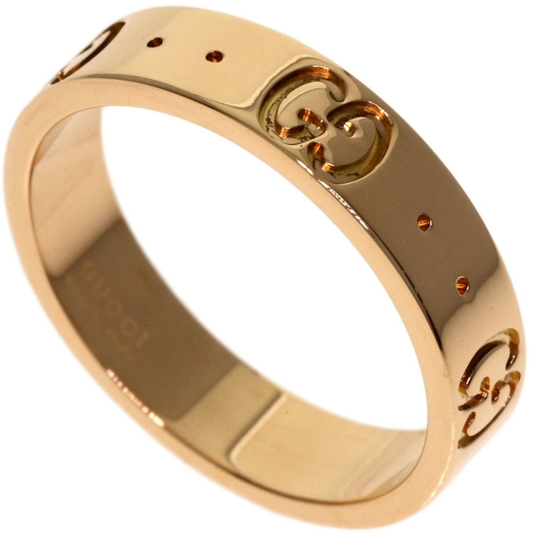Gucci Icon #9 Ring - 18K Pink Gold Women's GUCCI (1 of 6)