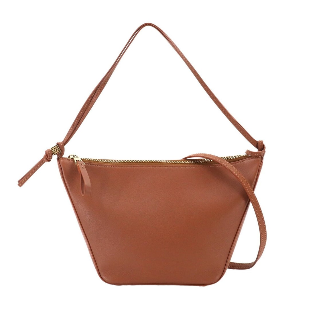 LOEWE Hammock Hobo Mini Shoulder Handbag Leather Tan A538G13X01: --- Catalog ---Category: SizeWeight: 285g / 10.05oz.Size (HxWxD): 16.5cm x 28cm x 9.5cm / 6.49'' x 11.02'' x 3.74''Strap Length: 102cm - 112cm / 40.15'' - 44.09''Category: DesignType: Handbag, Shoulde