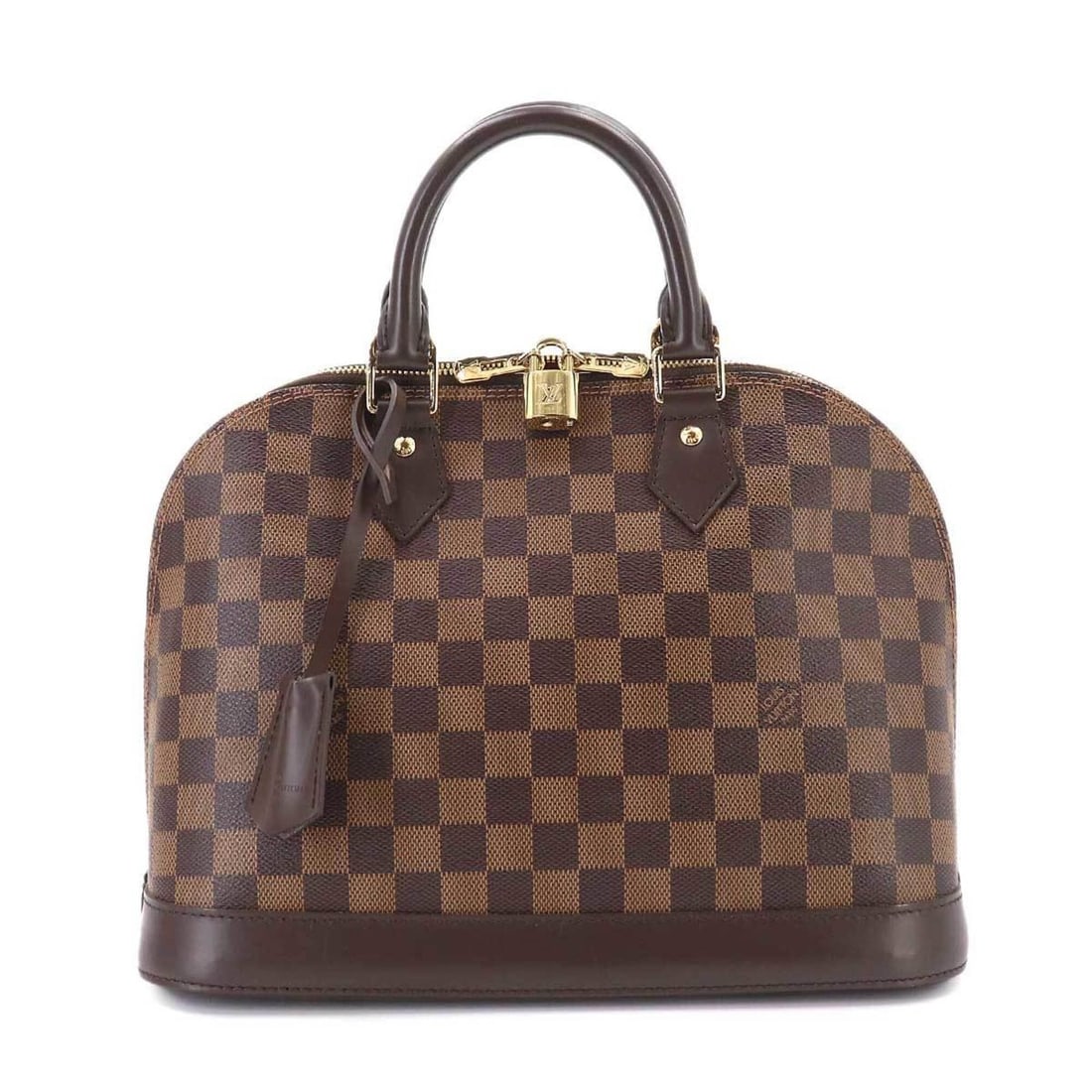 Louis Vuitton Damier Alma PM Handbag, Ebene, N53151 Brown: --- Catalog ---Category: SizeWeight: 760g / 1.67lb.Size (HxWxD): 23cm x 30.5cm x 15cm / 9.05'' x 12'' x 5.9''Handle Length: 25cm / 9.84''Category: DesignType: HandbagColor: EbeneStyle: EverydayGender: