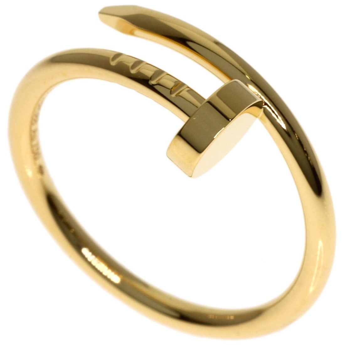 Cartier Juste un Clou Small #53 Ring, 18K Yellow Gold, Women's.: --- Catalog ---Category: SizeJP Size: 13US Size: 6.5Category: DesignType: Band ringGender: WomenMaterial: Yellow gold (18K)Category: GeneralBrand: Cartier--- Item List ---Section: ConditionRanking: Ra