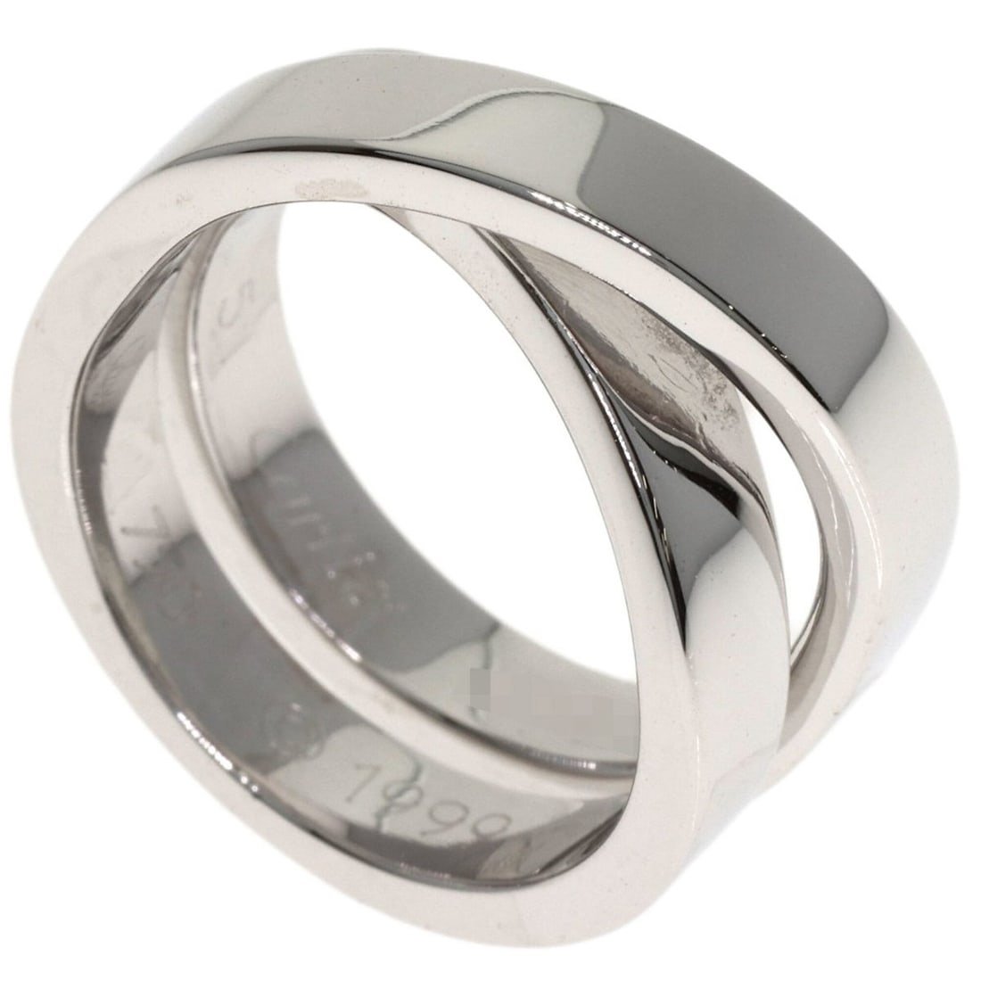 Cartier Paris Ring #51, 18K White Gold, Women's Ring, CARTIER: --- Catalog ---Category: SizeJP Size: 11US Size: 6Category: DesignType: Band ringGender: WomenMaterial: White gold (18K)Category: GeneralBrand: Cartier--- Item List ---Section: ConditionRanking: Rank 