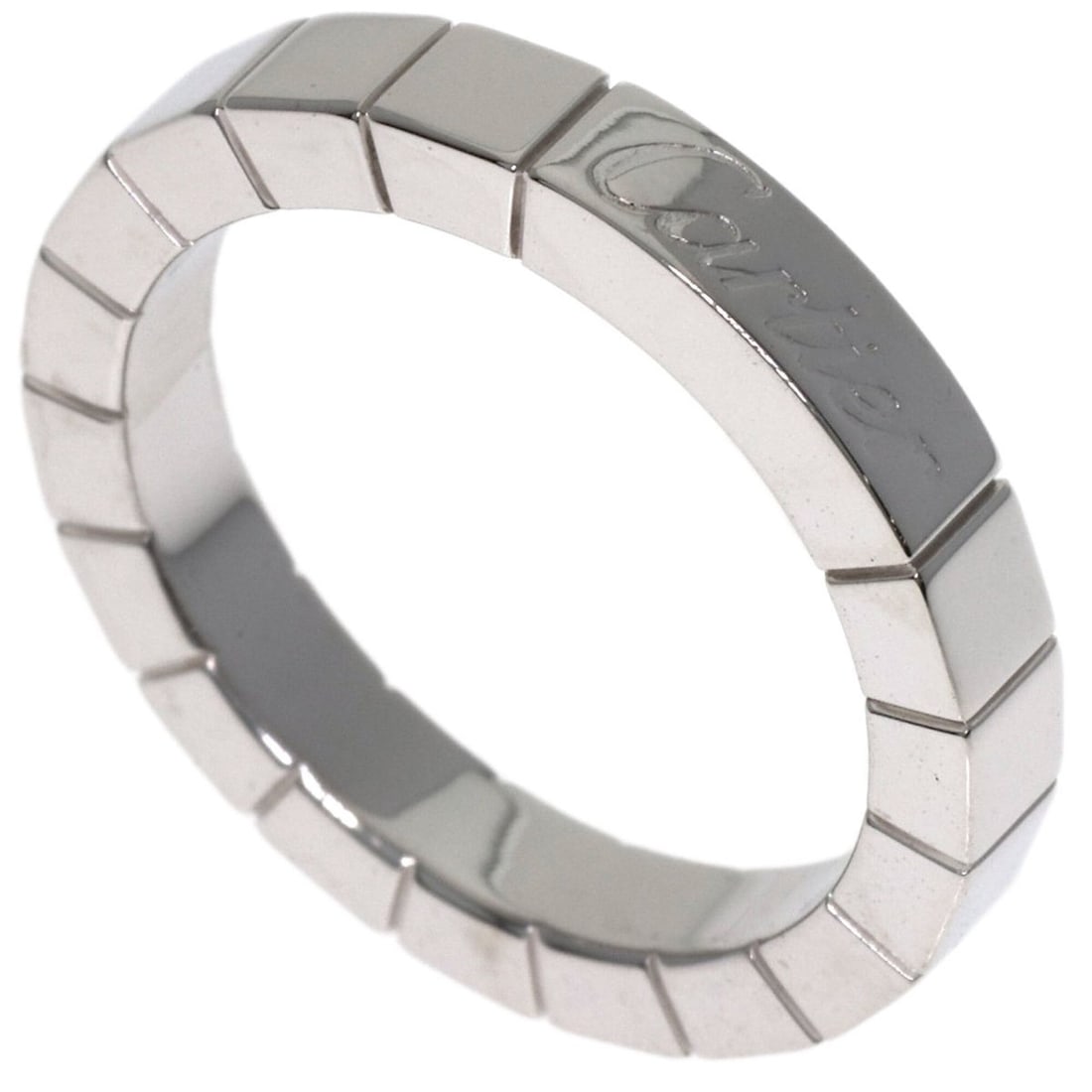 Cartier Lanieres #47 Ring, 18K White Gold, Women's. (1 of 16)