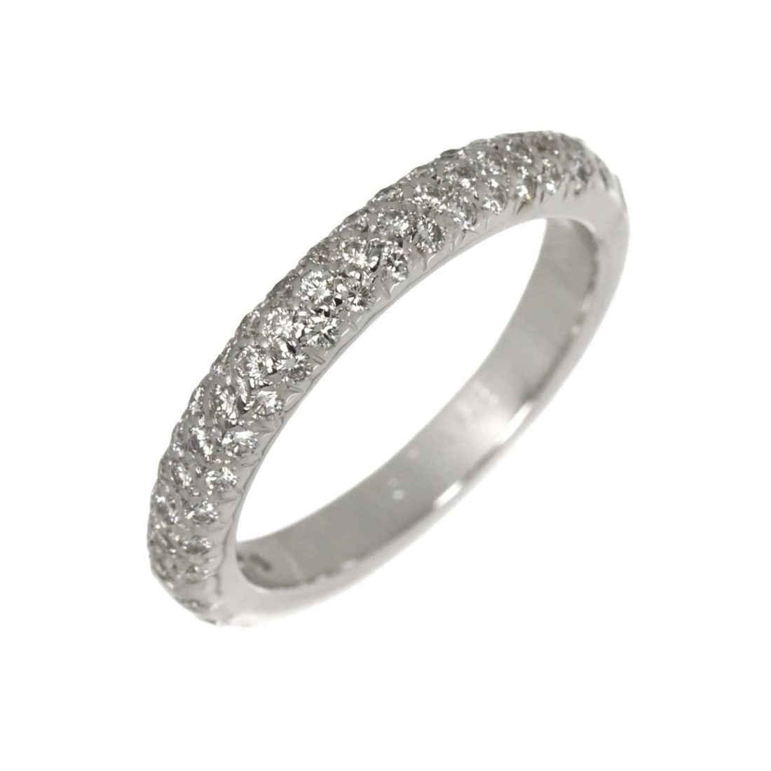 Chanel Comet Ring #49, Diamond, 18K White Gold (750): --- Catalog ---Category: SizeWidth: 3mm / 0.12''Weight: 4.1g / 0.14oz.JP Size: 9US Size: 5Category: DesignType: Band ringStone: DiamondGender: WomenMaterial: White gold (18K)Category: GeneralBrand: Ch