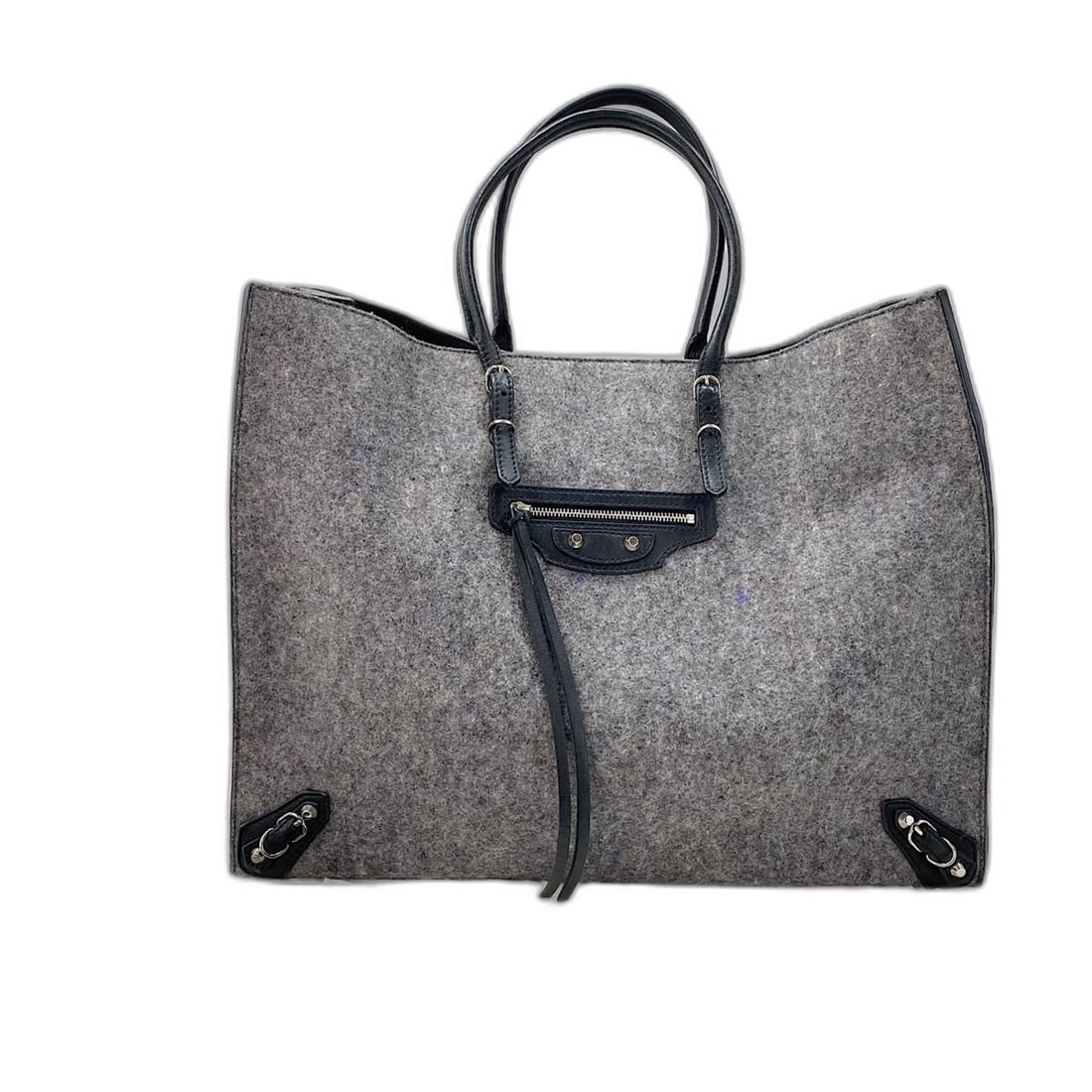 Balenciaga The Paper Tote Bag, Gray: --- Catalog ---Category: SizeSize (HxWxD): 30cm x 39cm x 16cm / 11.81'' x 15.35'' x 6.29''Category: DesignType: Tote bagColor: GrayGender: WomenCategory: GeneralBrand: Balenciaga--- Item List ---Secti