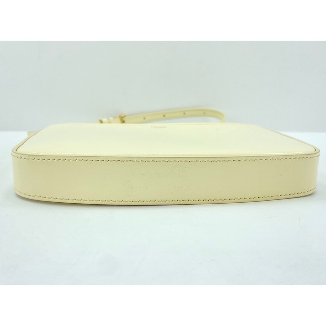 Celine Medium Clock Bag Shoulder Leather Beige - 5