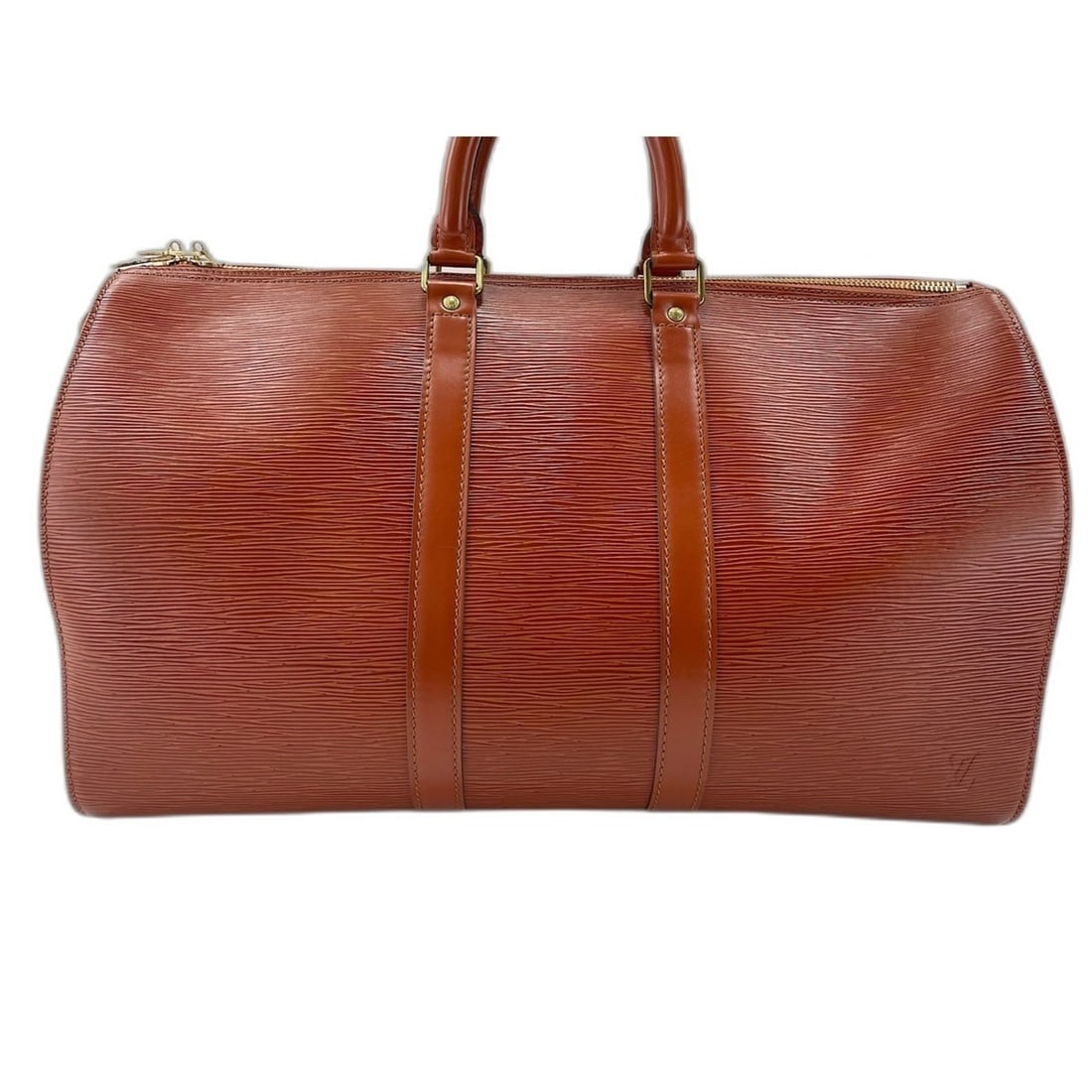 Louis Vuitton Keepall Boston Bag, Brown: --- Catalog ---Category: SizeSize (HxWxD): 29cm x 46cm x 20cm / 11.41'' x 18.11'' x 7.87''Category: DesignType: Boston bagColor: BrownGender: WomenCategory: GeneralBrand: Louis Vuitton--- Item List --