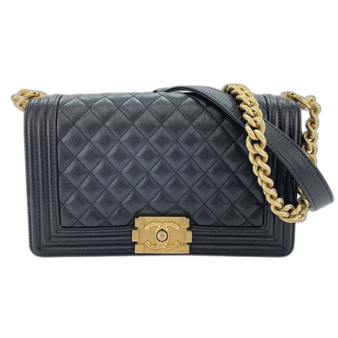 Chanel Boy Medium Shoulder Bag, Black: --- Catalog ---Category: SizeSize (HxWxD): 14cm x 25cm x 8cm / 5.51'' x 9.84'' x 3.14''Category: DesignType: Shoulder bagColor: BlackGender: WomenCategory: GeneralBrand: Chanel--- Item List ---Section