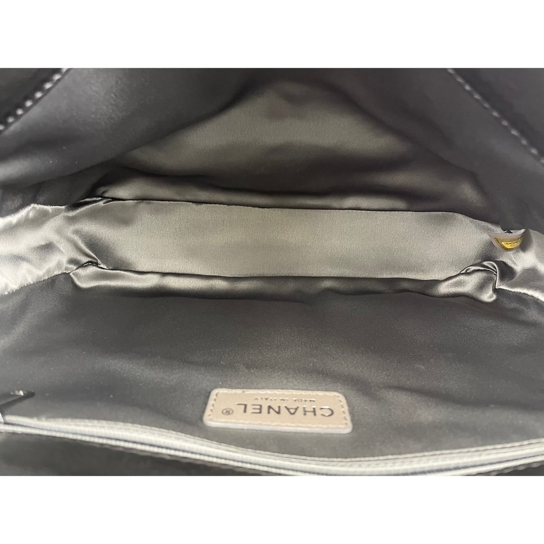 Chanel Lambskin Patchwork Coco Mark Shoulder Bag, Black - 11