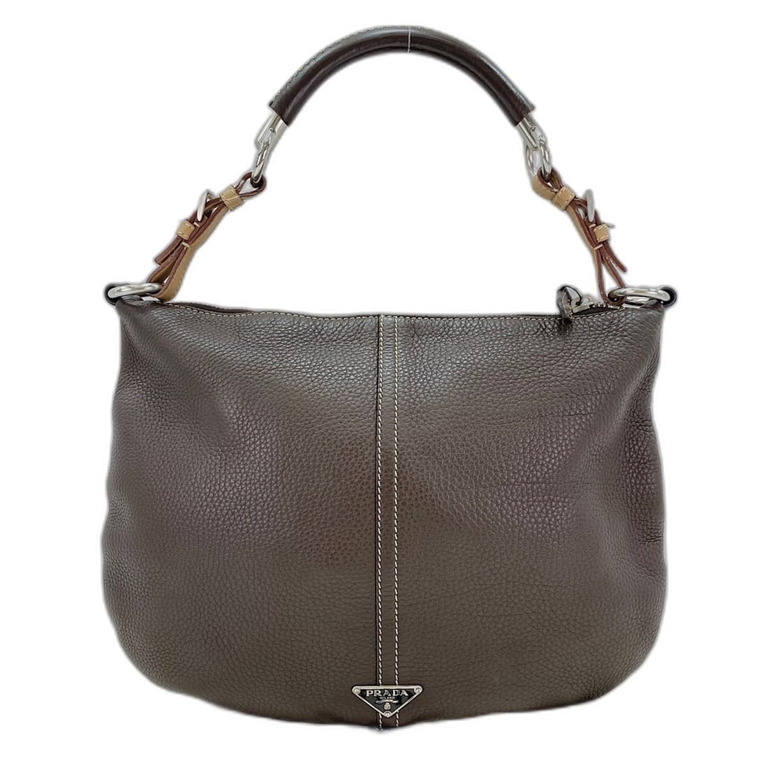Prada PRADA Shoulder Bag Leather Brown: --- Catalog ---Category: SizeSize (HxWxD): 19cm x 35cm x 2cm / 7.48'' x 13.77'' x 0.78''Category: DesignType: Shoulder bagColor: BrownGender: WomenMaterial: Leather Category: GeneralBrand: Prada--- It