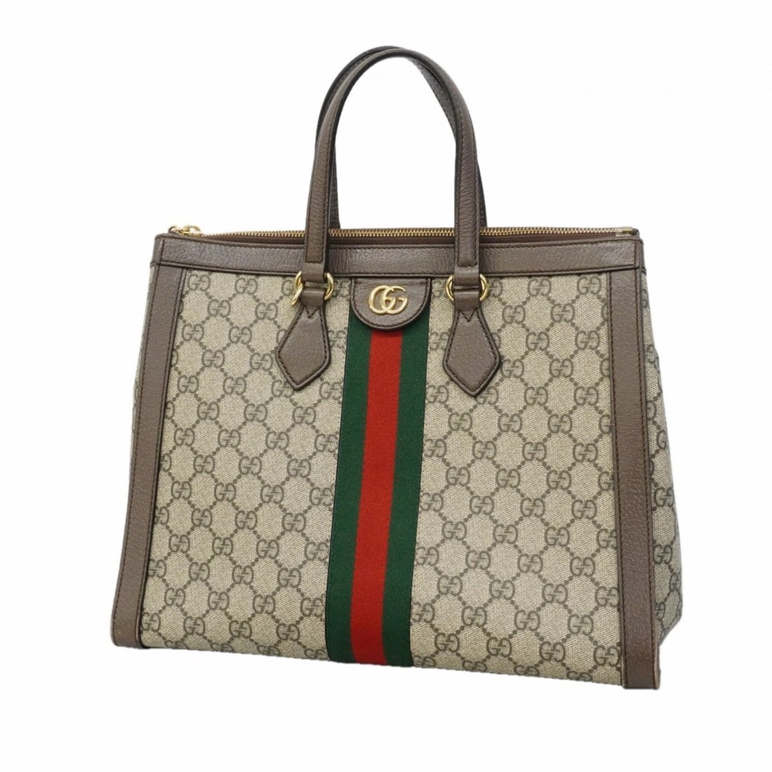 Gucci Ophidia Tote Bag 524537 Brown P3260703: --- Catalog ---Category: SizeSize (HxWxD): 26.5cm x 32.5cm x 17cm / 10.43'' x 12.79'' x 6.69''Category: DesignType: Tote bagColor: BrownMaterial: PVC Hardware Color: GoldCategory: GeneralMPN: 524537Br