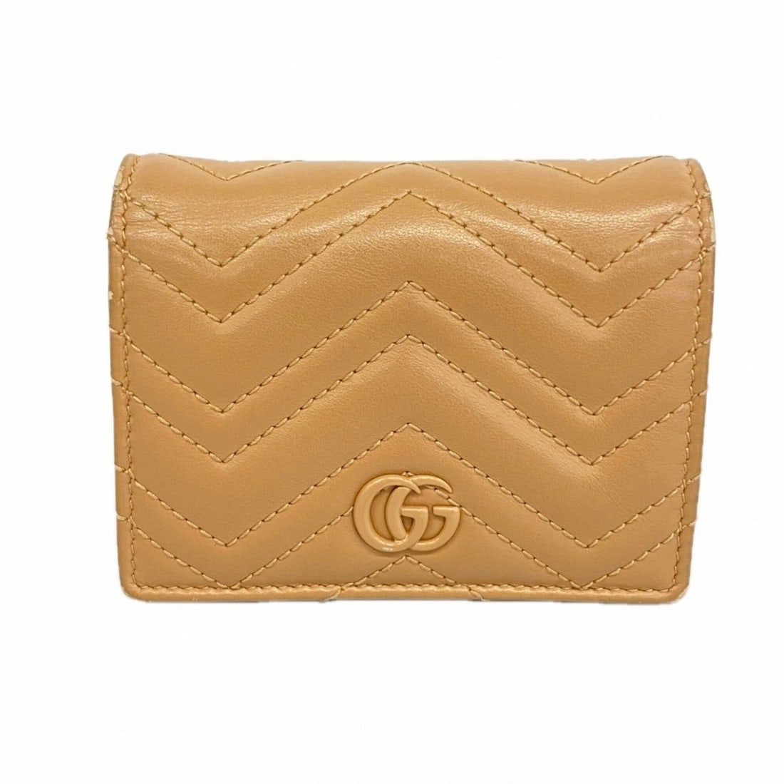 Gucci GG Marmont Wallet 466492 Leather Brown Women's P3256162: --- Catalog ---Category: SizeSize (HxWxD): 8cm x 11cm x 3cm / 3.14'' x 4.33'' x 1.18''Category: DesignType: Wallet (bi-fold)Color: BrownGender: WomenMaterial: Leather Category: GeneralMPN: 466492Brand