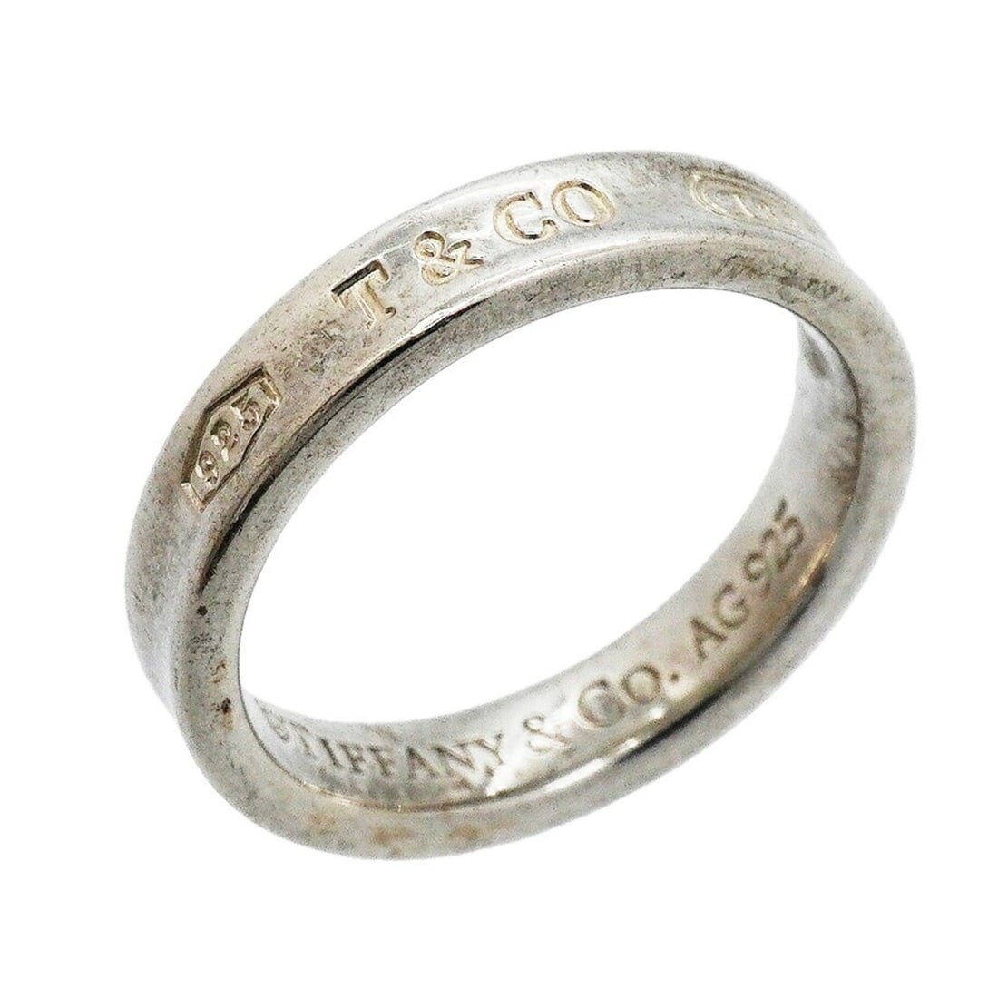 Tiffany & Co. Narrow Ring, Sterling Silver 925, Size 12.5 (Women's) (1 of 10)