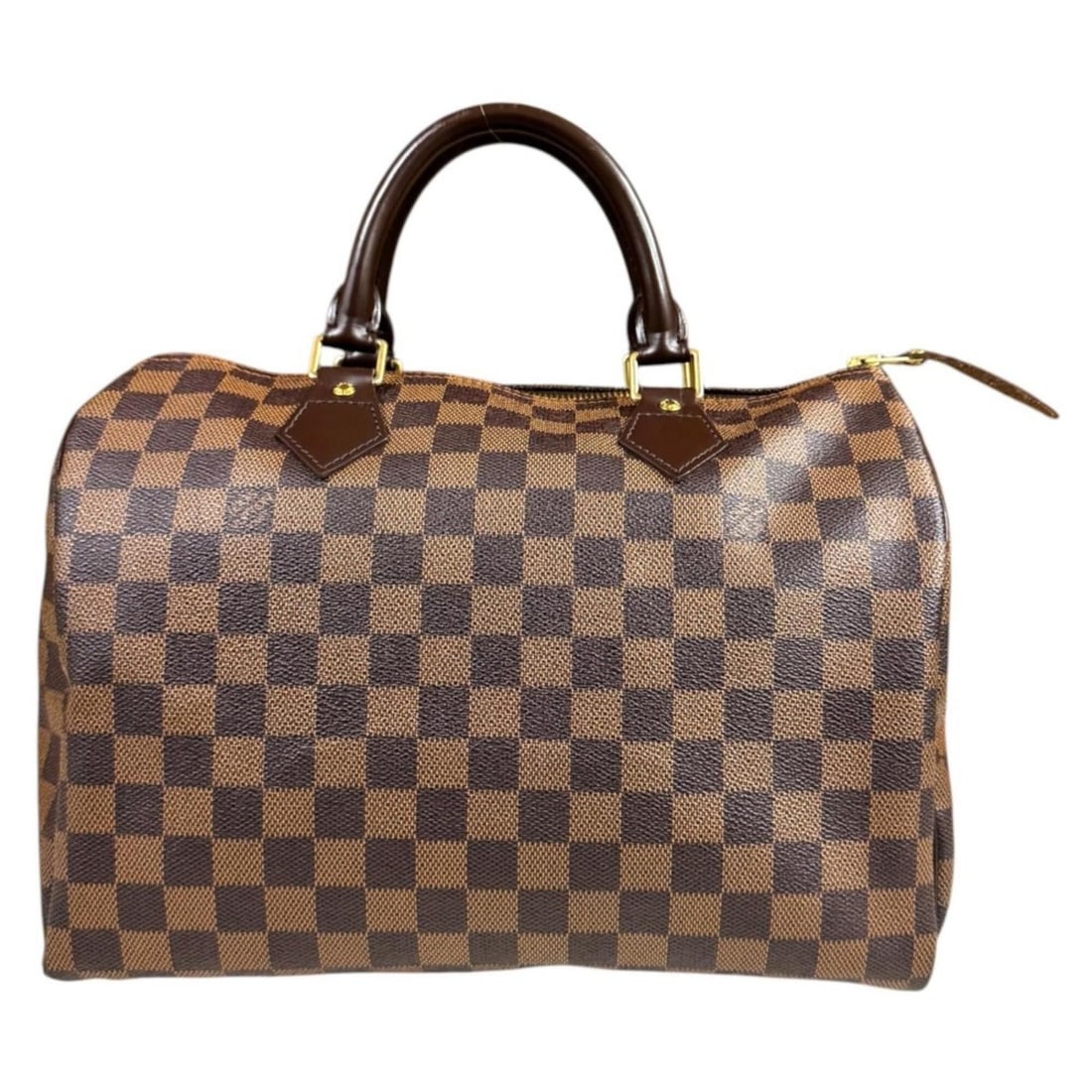 Louis Vuitton Speedy 30 Damier Handbag, Canvas N41531 Brown, Women's LOUIS VUITTON: --- Catalog ---Category: SizeSize (HxWxD): 22cm x 30cm x 18cm / 8.66'' x 11.81'' x 7.08''Category: DesignType: HandbagColor: BrownGender: WomenMaterial: Damier Canvas Category: GeneralMPN: N41531Brand
