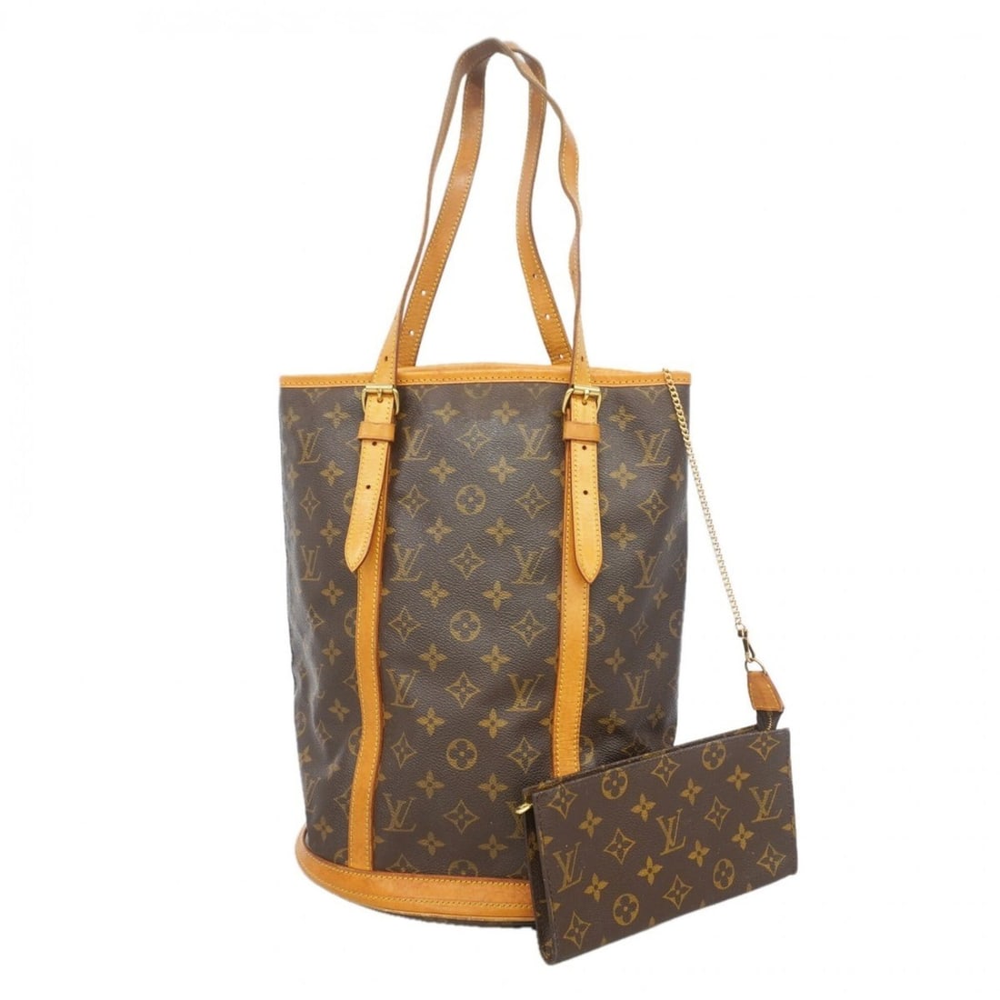Louis Vuitton Monogram Bucket GM Tote Bag M42236 Brown (Women's): --- Catalog ---Category: SizeSize (HxWxD): 36cm x 27cm x 20cm / 14.17'' x 10.62'' x 7.87''Category: DesignType: Tote bagColor: BrownGender: WomenCategory: GeneralMPN: M42236Brand: Louis Vuitton--- Ite