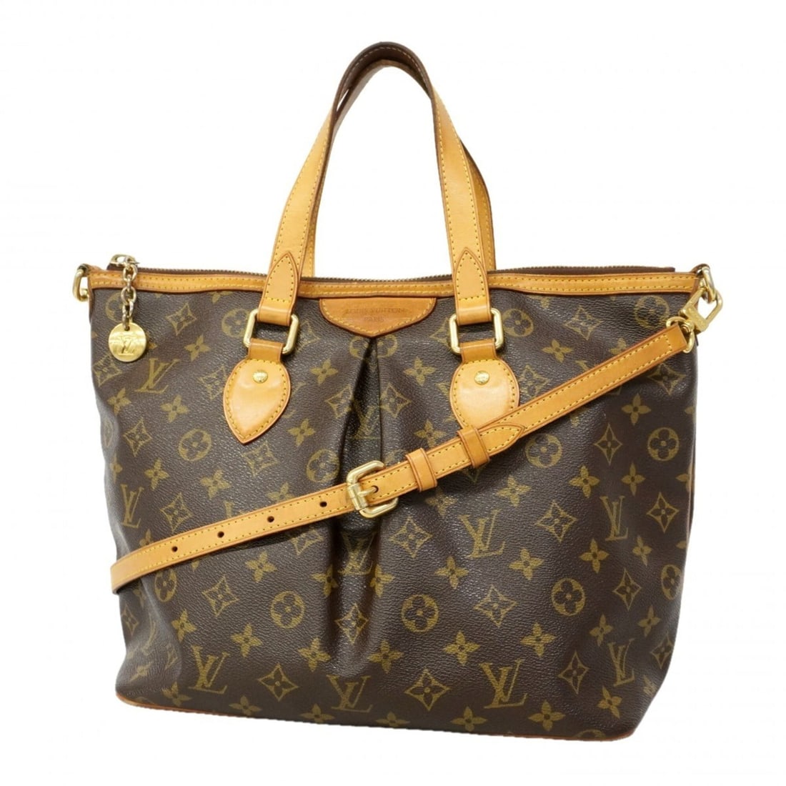 Louis Vuitton Monogram Palermo PM Handbag M40145 Brown 2-way bag for women: --- Catalog ---Category: SizeSize (HxWxD): 28cm x 29.5cm x 16cm / 11.02'' x 11.61'' x 6.29''Category: DesignType: HandbagColor: BrownGender: WomenCategory: GeneralMPN: M40145Brand: Louis Vuitton--- It
