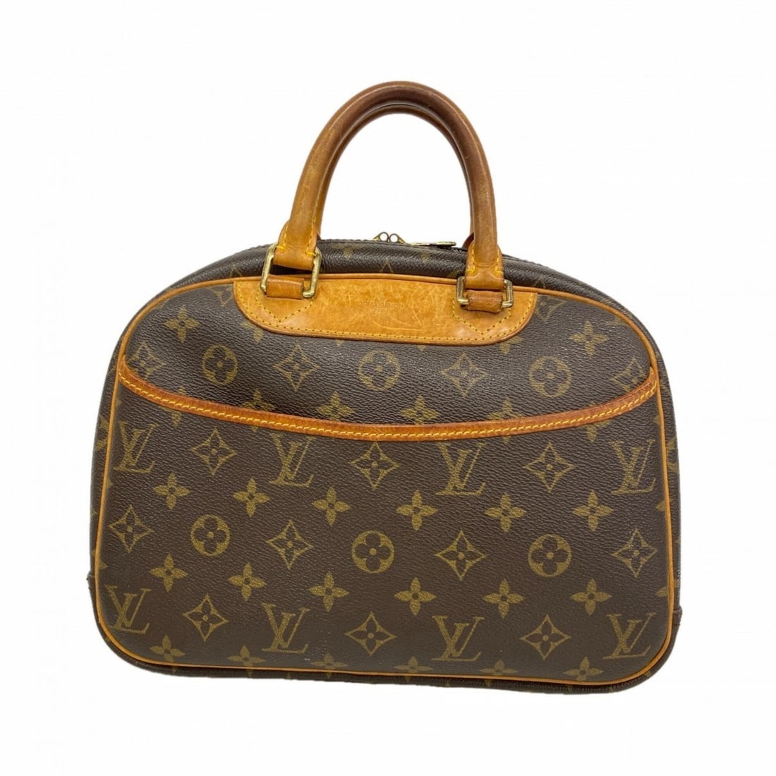 Louis Vuitton Monogram Trouville Handbag M42228 Brown Women's: --- Catalog ---Category: SizeSize (HxWxD): 21.5cm x 28cm x 10cm / 8.46'' x 11.02'' x 3.93''Category: DesignType: HandbagColor: BrownGender: WomenCategory: GeneralMPN: M42228Brand: Louis Vuitton--- Ite