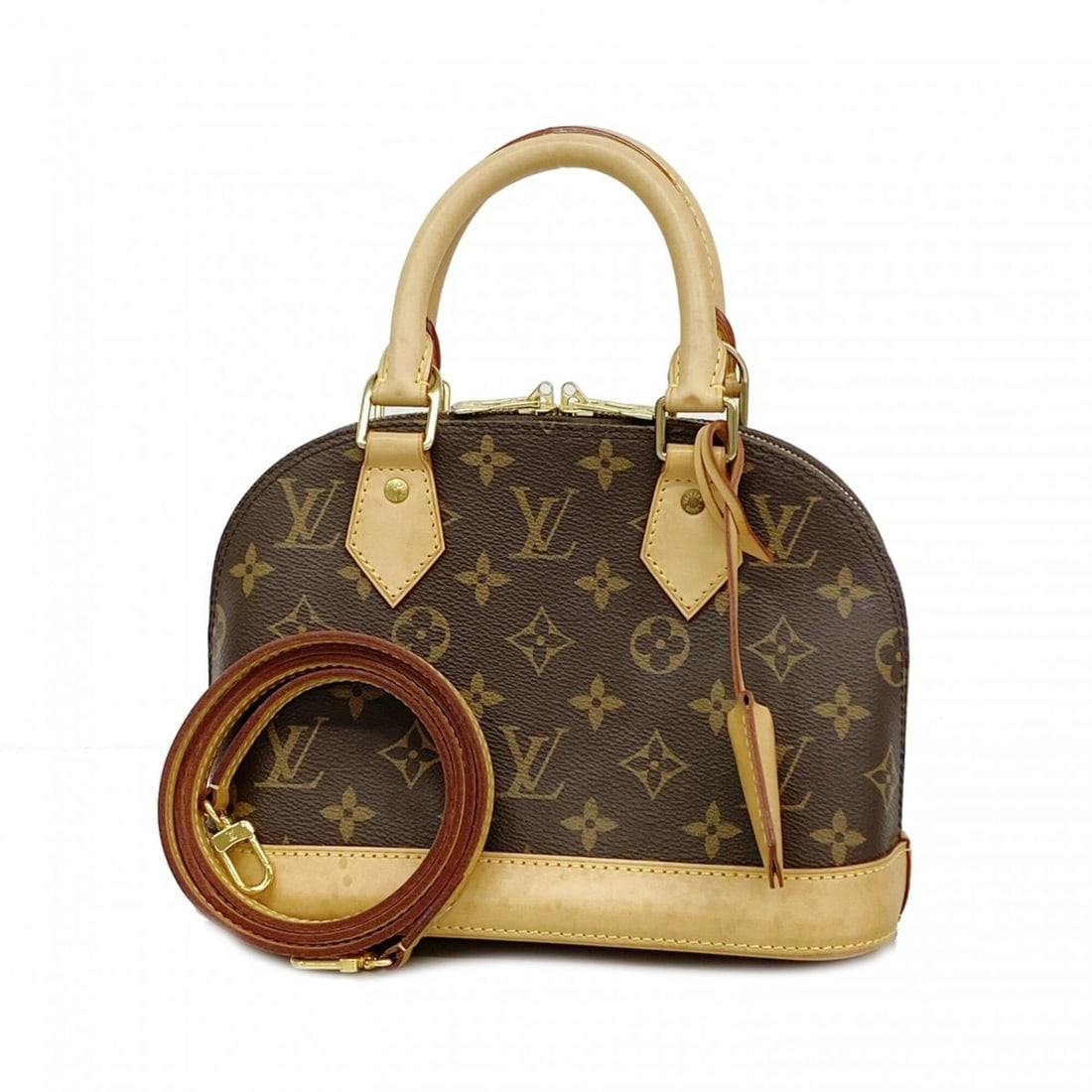 Louis Vuitton Alma BB Monogram Handbag M53152 Brown 2-way bag for women: --- Catalog ---Category: SizeSize (HxWxD): 17cm x 23.5cm x 11cm / 6.69'' x 9.25'' x 4.33''Category: DesignType: HandbagColor: BrownGender: WomenCategory: GeneralMPN: M53152Brand: Louis Vuitton--- Item