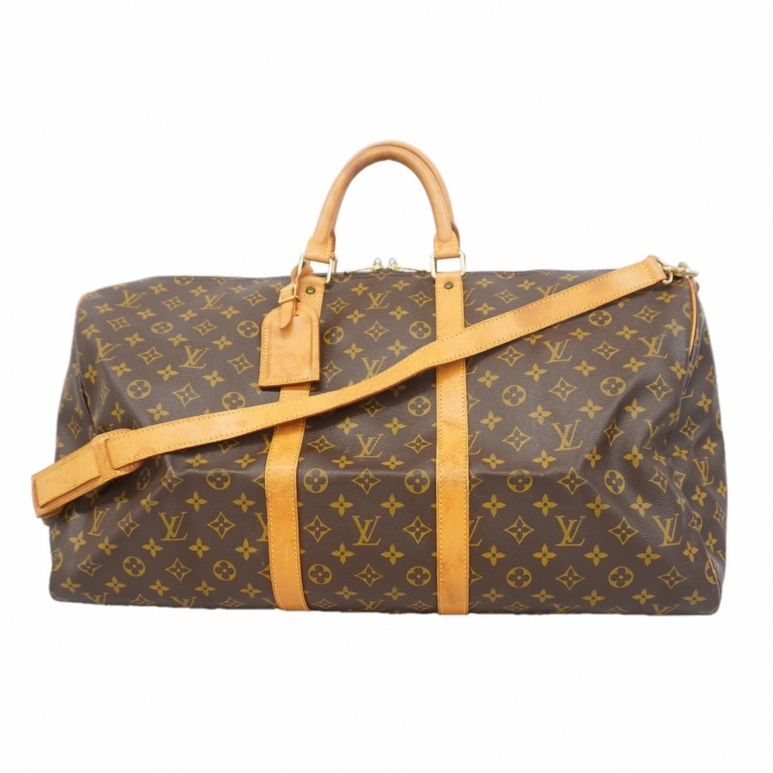 Louis Vuitton Bags - Boston Monogram Keepall Bandoulière 55 M41414 Brown Men's & Women's: --- Catalog ---Category: SizeSize (HxWxD): 31.5cm x 56cm x 26cm / 12.4'' x 22.04'' x 10.23''Category: DesignType: Boston bagColor: BrownGender: Men,WomenCategory: GeneralMPN: M41414Brand: Louis Vuitto