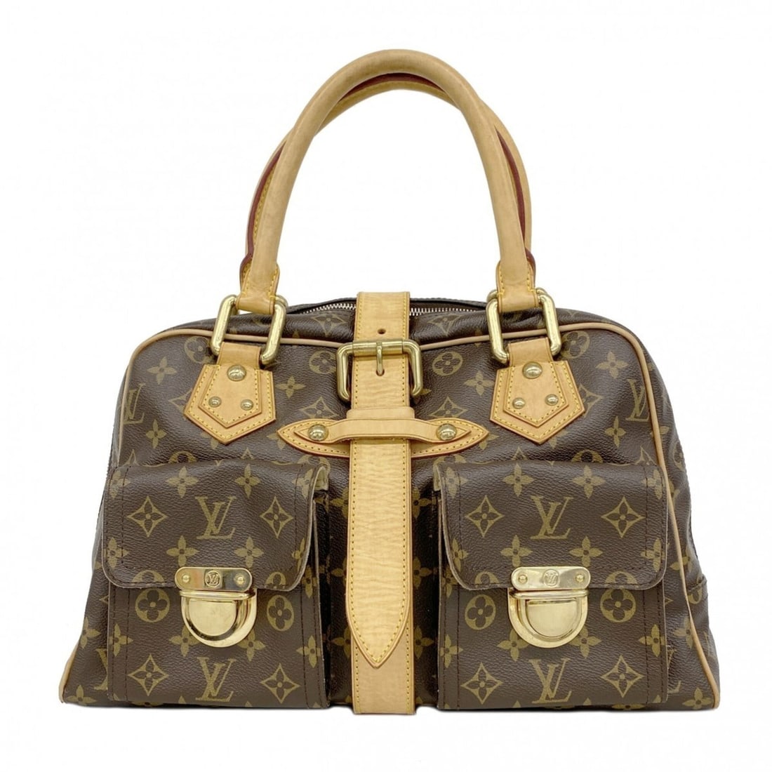 Louis Vuitton Monogram Manhattan GM Handbag M40025 Brown Women's: --- Catalog ---Category: SizeSize (HxWxD): 25cm x 38cm x 13cm / 9.84'' x 14.96'' x 5.11''Category: DesignType: HandbagColor: BrownGender: WomenCategory: GeneralMPN: M40025Brand: Louis Vuitton--- Item 