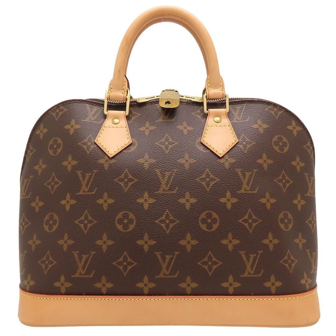 LOUIS VUITTON Monogram Alma M51130 Handbag Brown Women's 353393 (1 of 20)