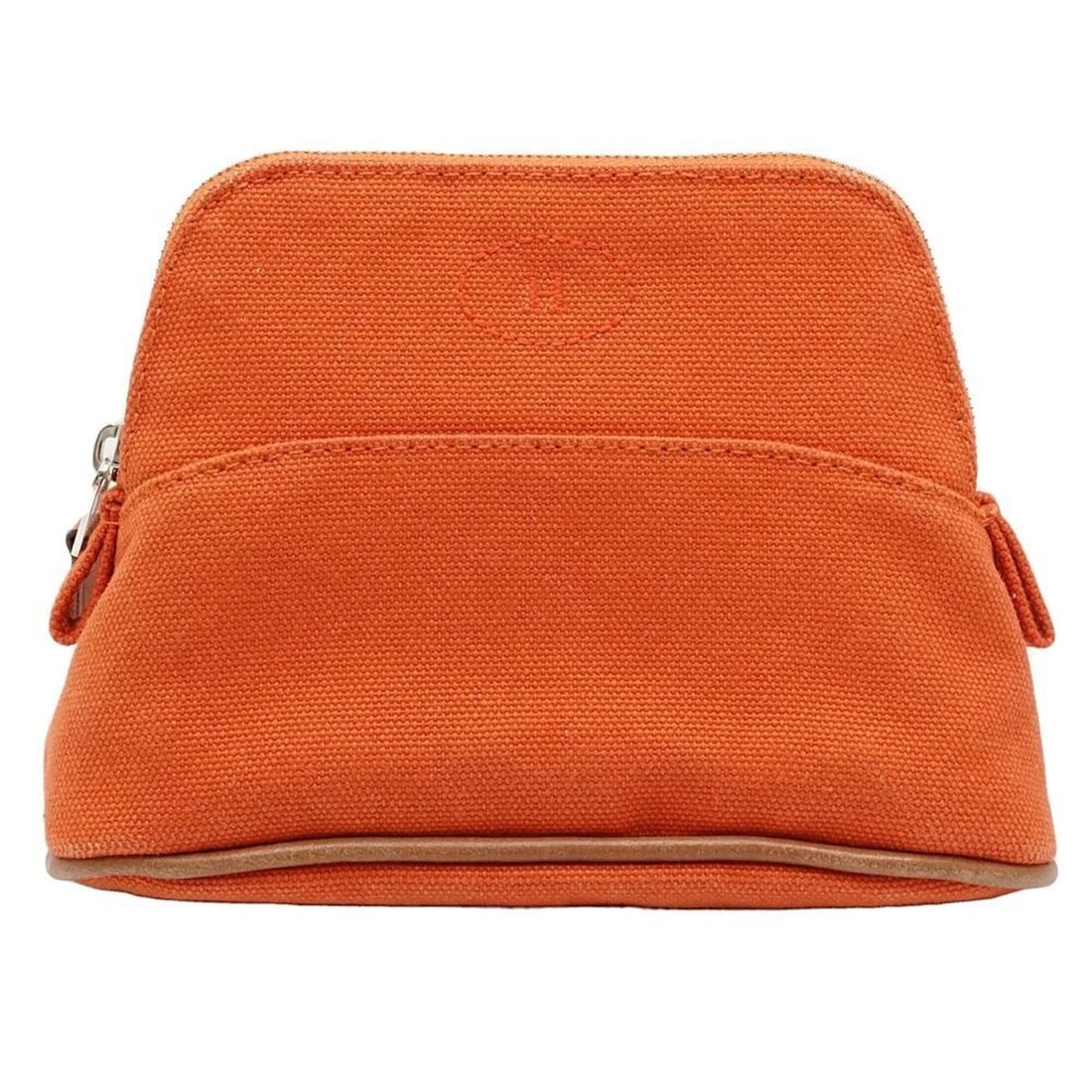 HERMES Cosmetic Pouch H103772 Bolide Mini Bag Canvas Orange Women's 182092: --- Catalog ---Category: SizeSize (HxWxD): 12cm x 16cm x 6cm / 4.72'' x 6.29'' x 2.36''Category: DesignType: PouchColor: OrangeGender: WomenMaterial: Canvas Category: GeneralMPN: H103772Brand: Hermes-