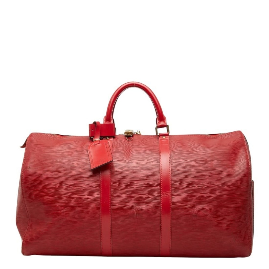 Louis Vuitton Epi Keepall 50 Boston Bag M42967 Castilian Red Leather Women's LOUIS VUITTON: --- Catalog ---Category: SizeSize (HxWxD): 30cm x 52cm x 23cm / 11.81'' x 20.47'' x 9.05''Category: DesignType: Boston bagColor: Castilian redGender: WomenMaterial: Leather Category: GeneralMPN: M4296