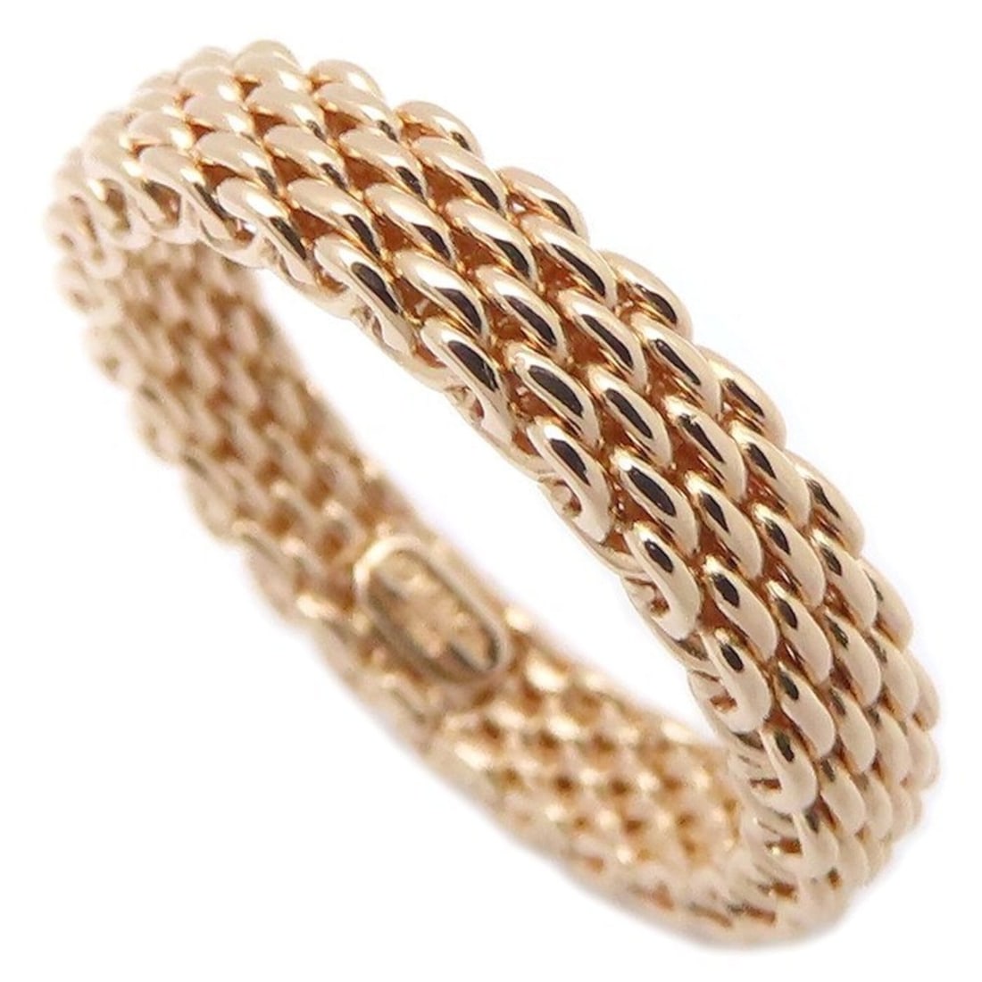 TIFFANY&Co. Somerset Ring, 18K Pink Gold, Women's, Item Number 295777: --- Catalog ---Category: SizeJP Size: 9US Size: 5Category: DesignColor: Pink goldGender: WomenMaterial: Pink gold (18K)Category: GeneralBrand: Tiffany--- Item List ---Section: ConditionRanking: Rank A