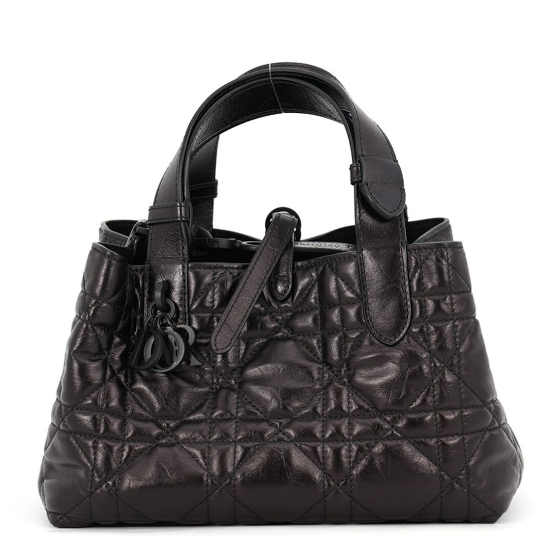 Christian Dior Macro Cannage Toujours Small Handbag M2822OSNW 2-way Black for Women (1 of 15)